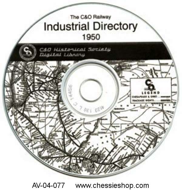 CD: C&O Railway Industry Directory 1950