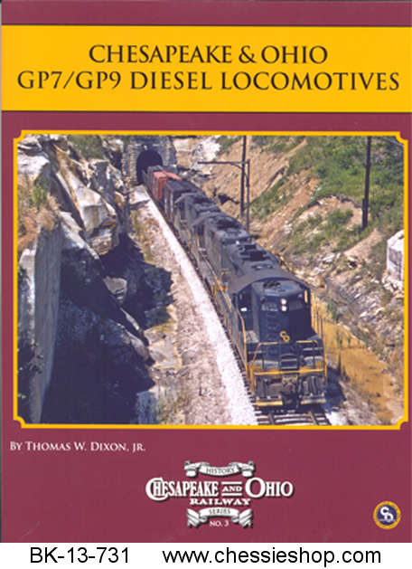 Book, C&O Rwy Series #3, C&O GP9 Diesel Locomotives