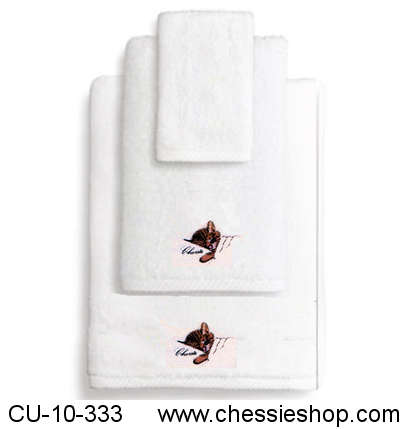 Towels, 3 Piece Bathroom Towel Set, Chessie