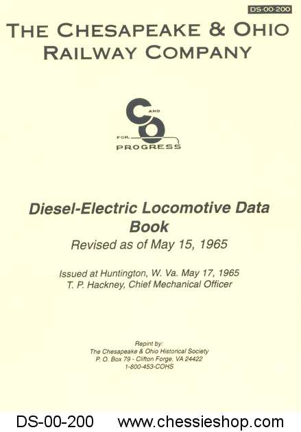 C&O Diesel Locomotive Data Book