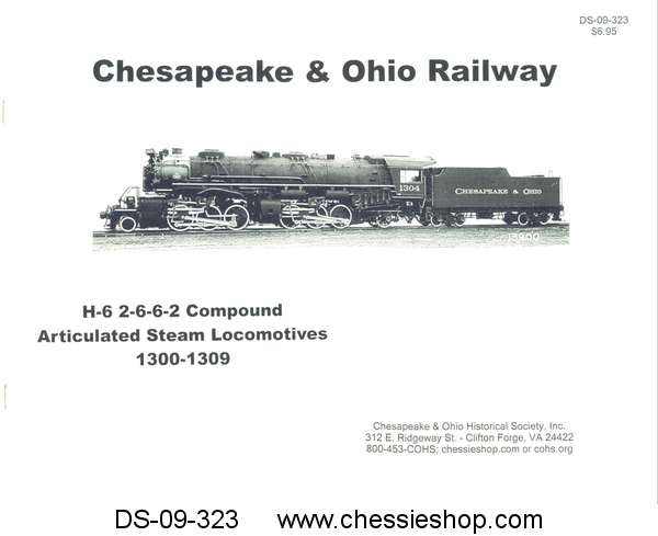 H-6 2-6-6-2 Compound Articulated Steam Locomotives 1300