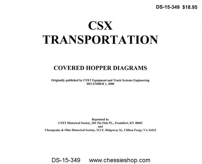 CSX Transportation Covered Hopper Diagrams