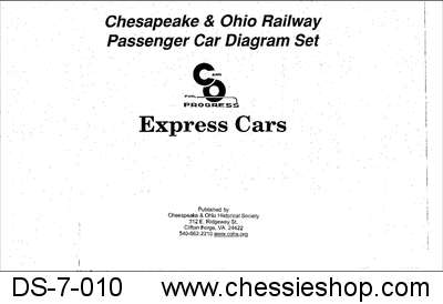 C&O Passenger Car Diagrams - Express Cars...