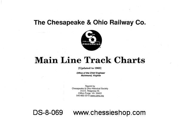 C&O Track Charts - Main Lines updated to 1963