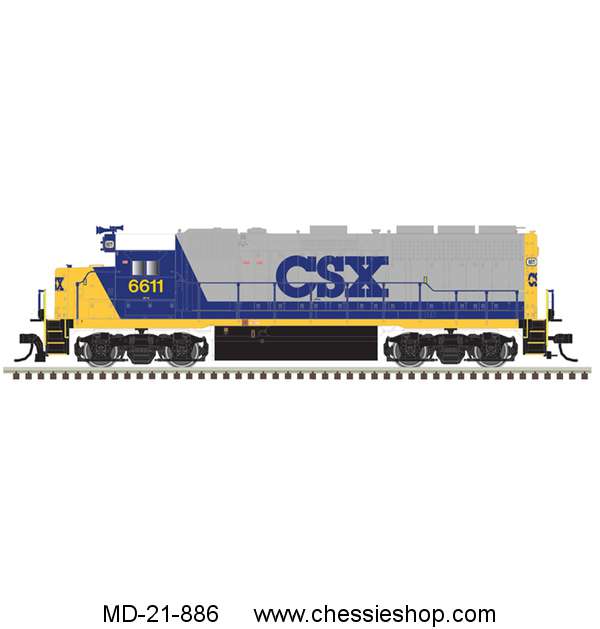 Locomotive, N-GP 40, Silver CSX (Bright Future) 6604