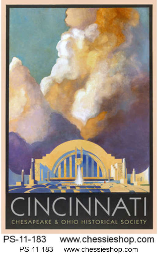 Poster, Travel Cincinnati - Click Image to Close