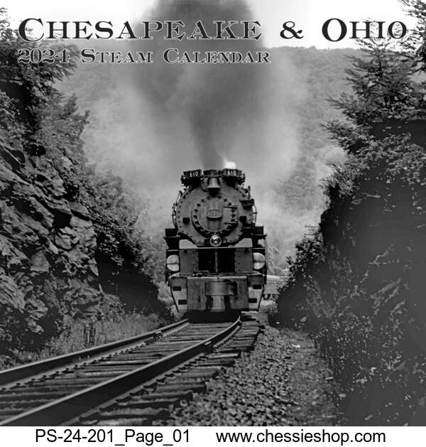Calendar, 2024, Chesapeake & Ohio Steam