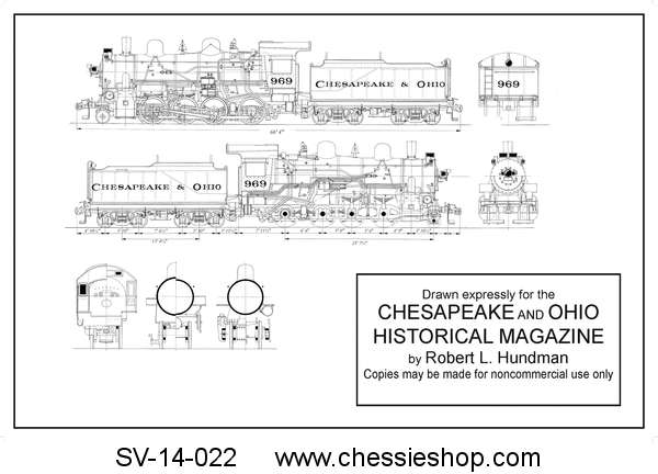 Drawing, Mechanical G-9 Locomotive